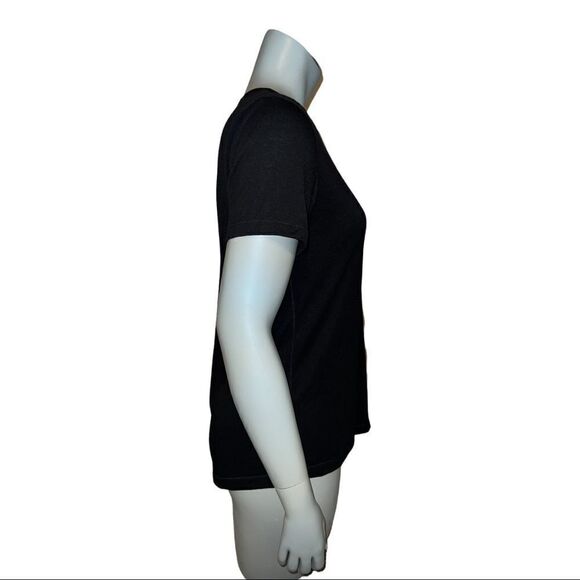 ID Ideology Black Active Mesh Back T-Shirt Women's Small NWT - Picture 6 of 11